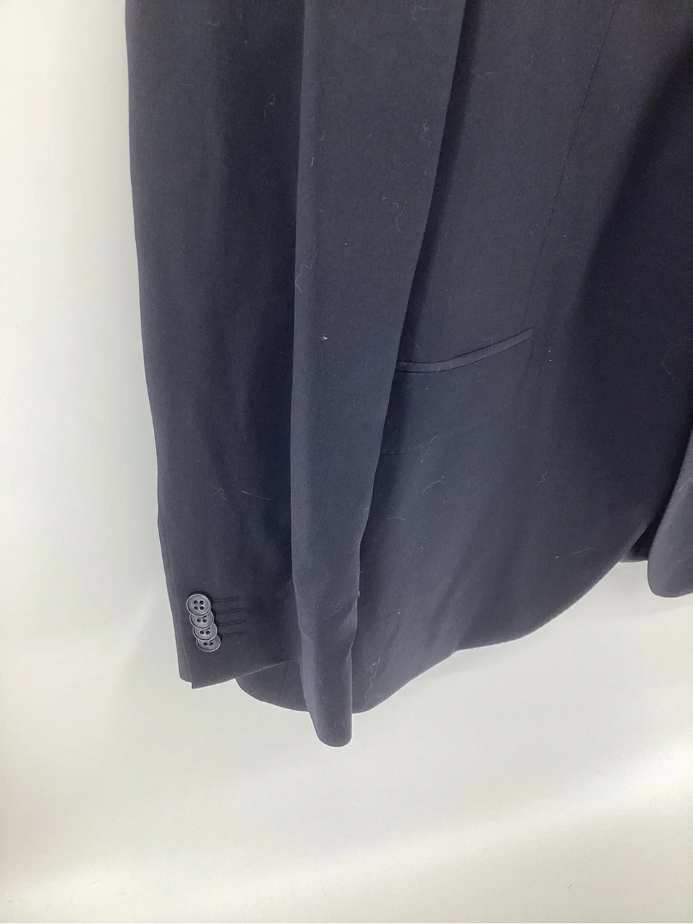 Ike Behar Navy Blue Two-Button Men's Blazer